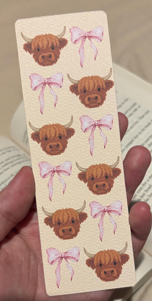 Highland Cow Bookmark
