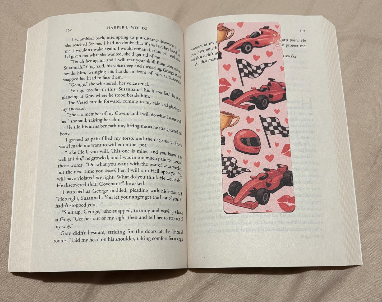 F1 Romance Bookmark