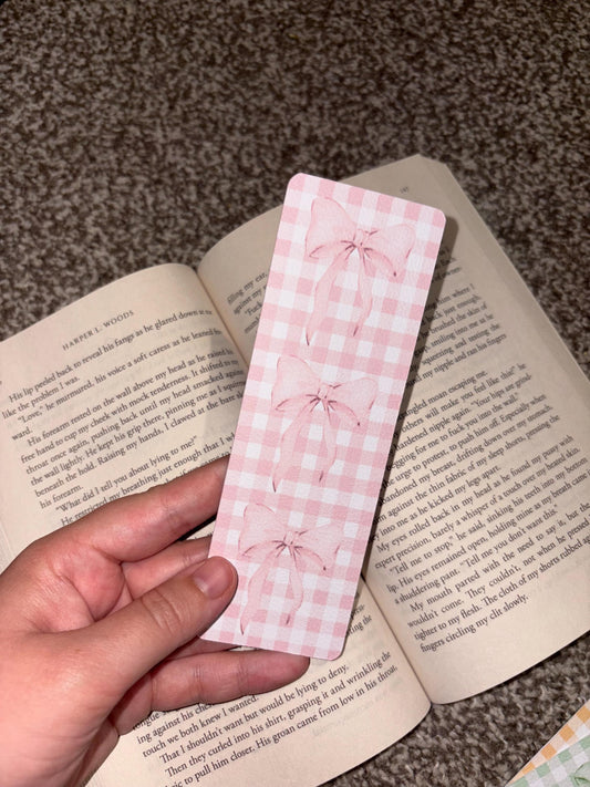 Pastel Bow Bookmarks