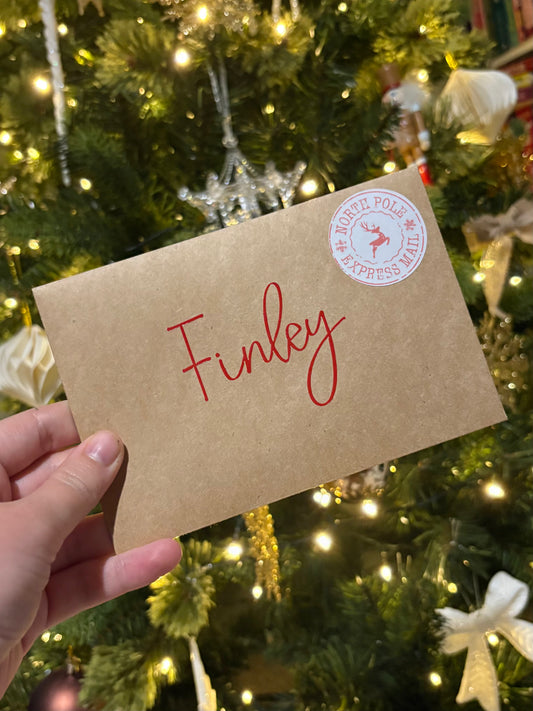 Personalised Nice List letter from Santa