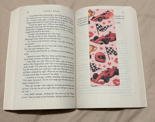 F1 Romance Bookmark