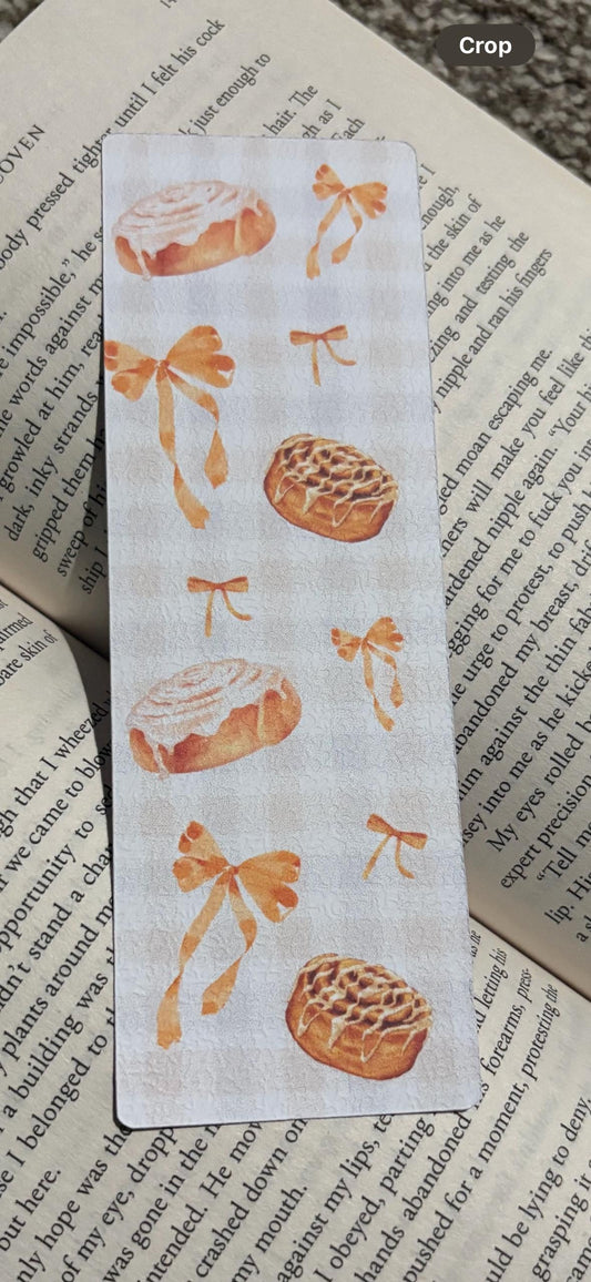 Cinnamon Bun Bookmark